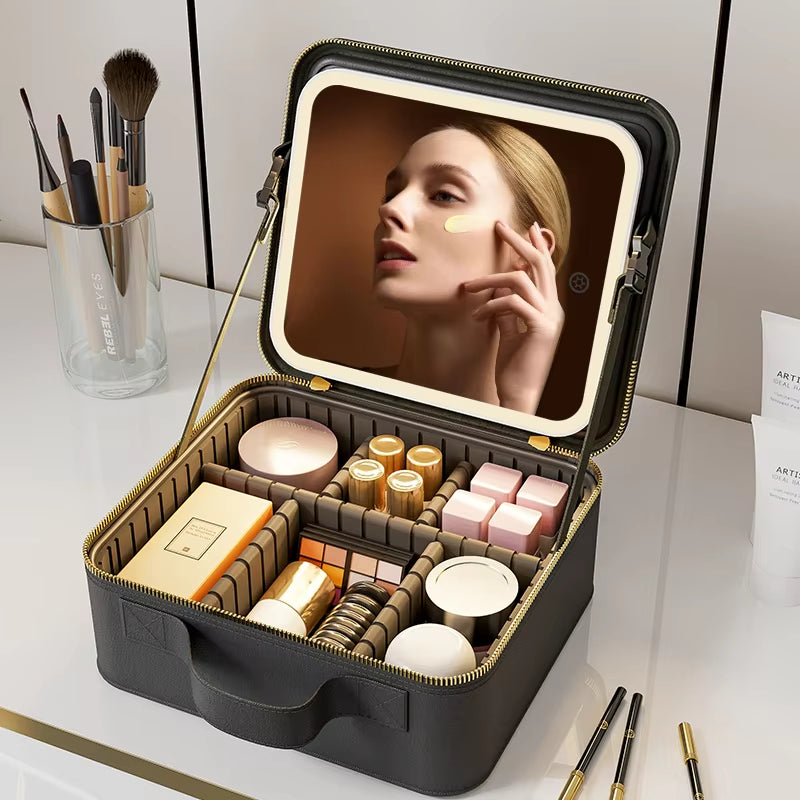 Estuche Maquillaje Luz LED