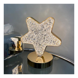 Lámpara Estrella de Cristal con Luces LED