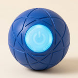 Detalle del boton LED encendido de la pelota interactiva