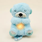 Nutria Peluche Dormir Calma Bebe color azul