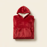 Poleron Sudadera Invierno Polar Sherpa - color Rojo